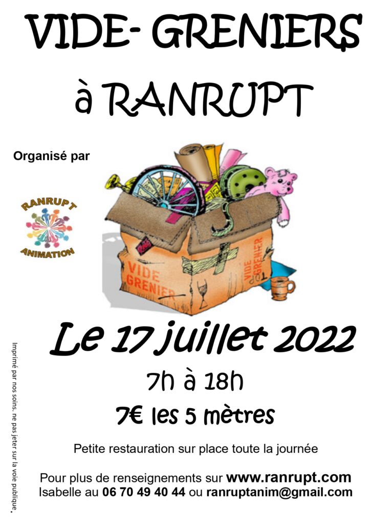 Vide grenier Ranrupt @ Maison des associations de Ranrupt | Ranrupt | Grand Est | France