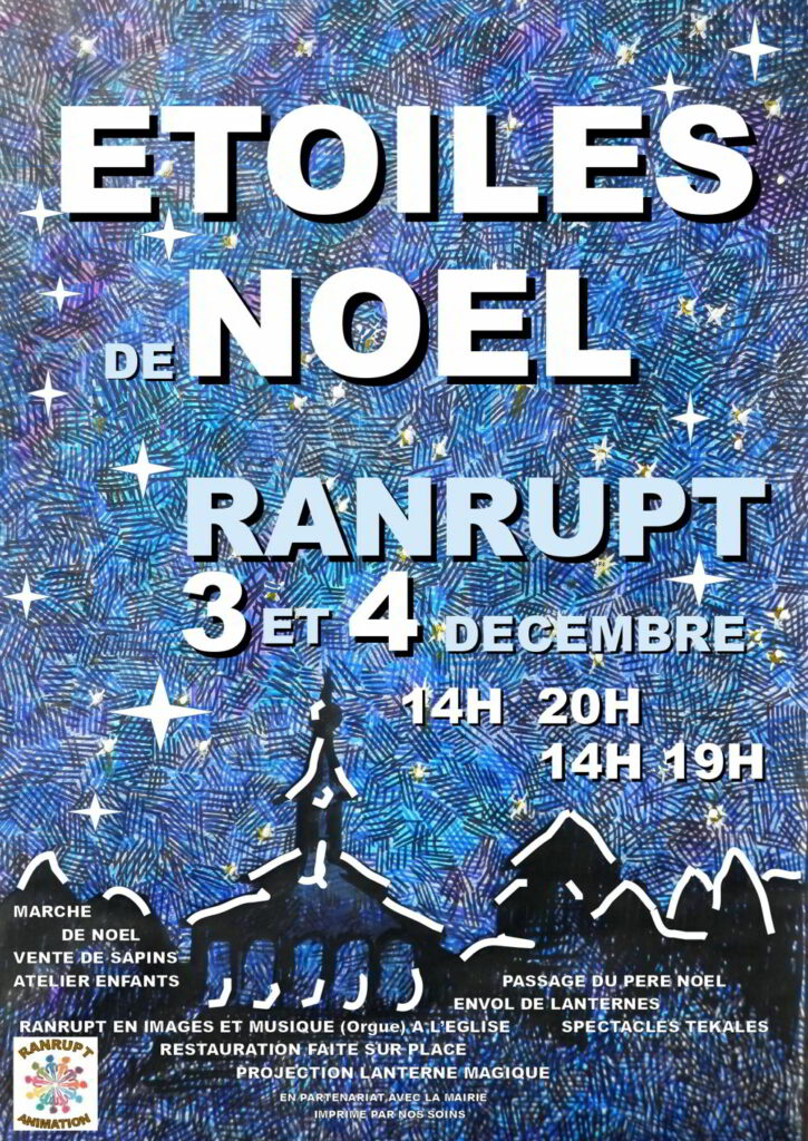 Etoiles de Noël Ranrupt @ Place de la Mairie | Ranrupt | Grand Est | France