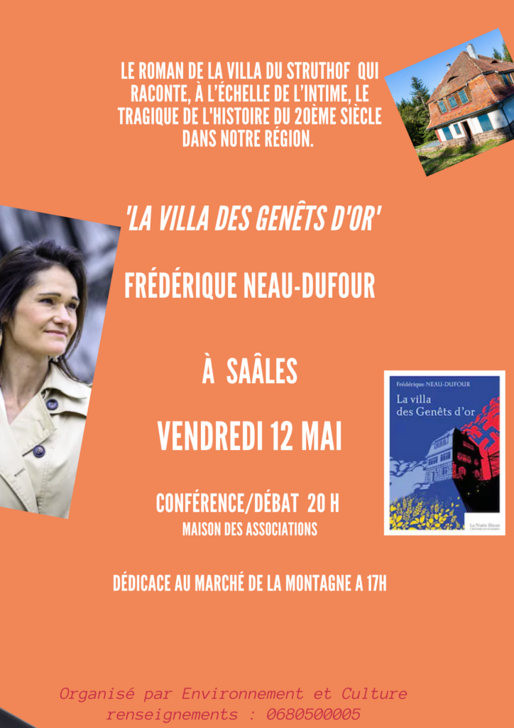 Conférence de l'autrice Neau-Dufour à Saâles @ Maison des associations | Saales | Grand Est | France