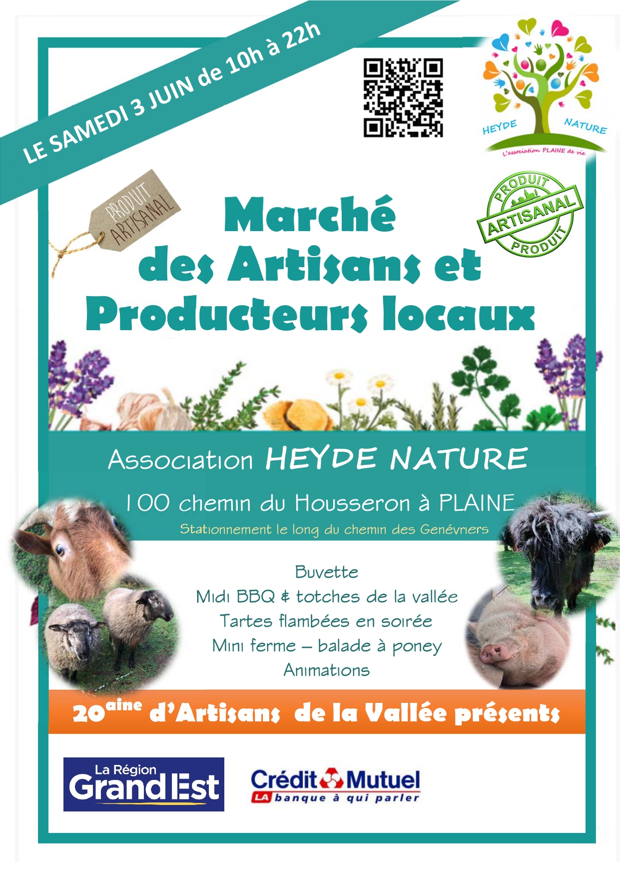 Marché des Artisans et Producteurs @ Association Heydé Nature | Plaine | Grand Est | France