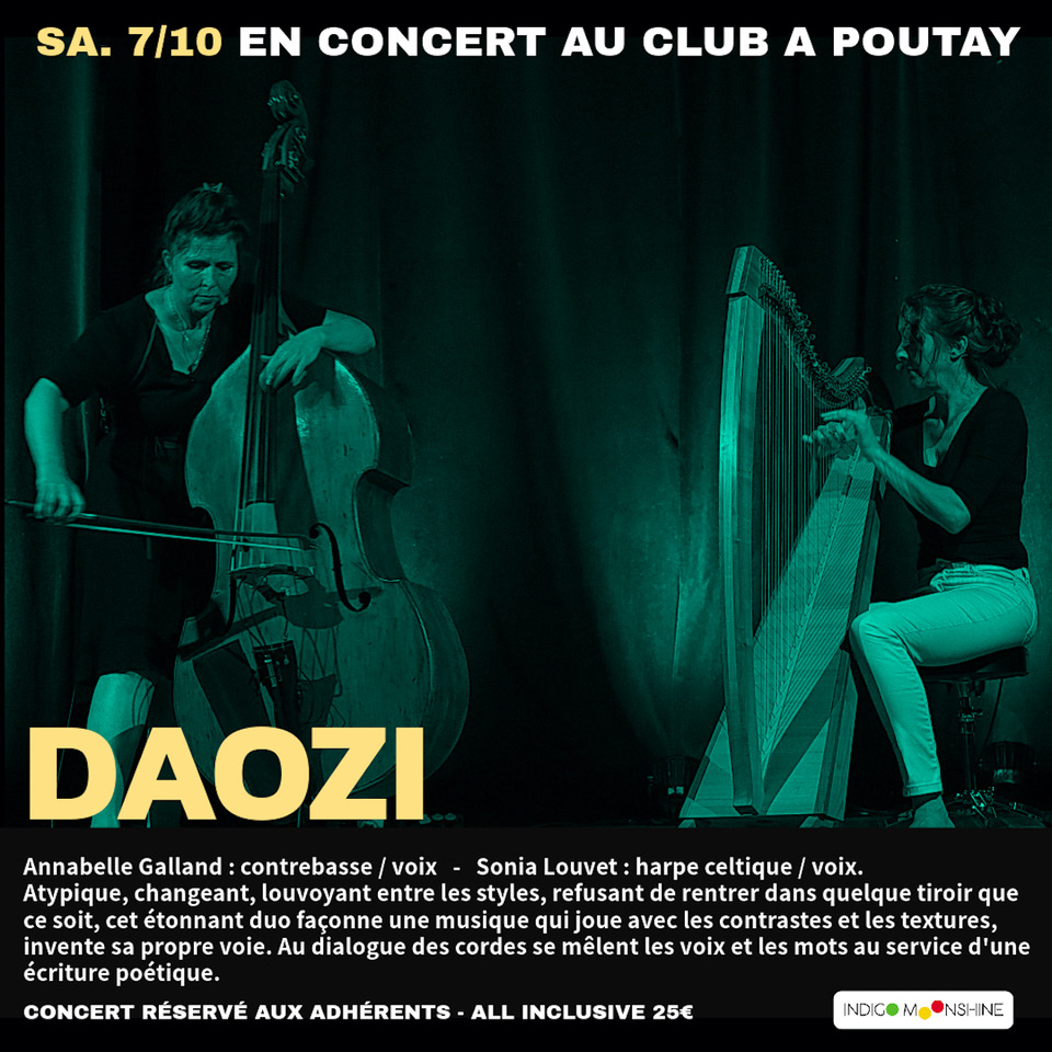 CONCERT AU CLUB A POUTAY : D A O Z I @ La Cavine à Poutay | Plaine | Grand Est | France