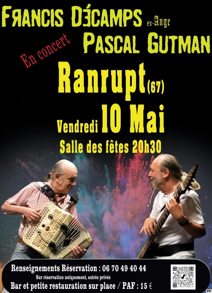 Concert à Ranrupt @ Maison des associations de Ranrupt | Ranrupt | Grand Est | France