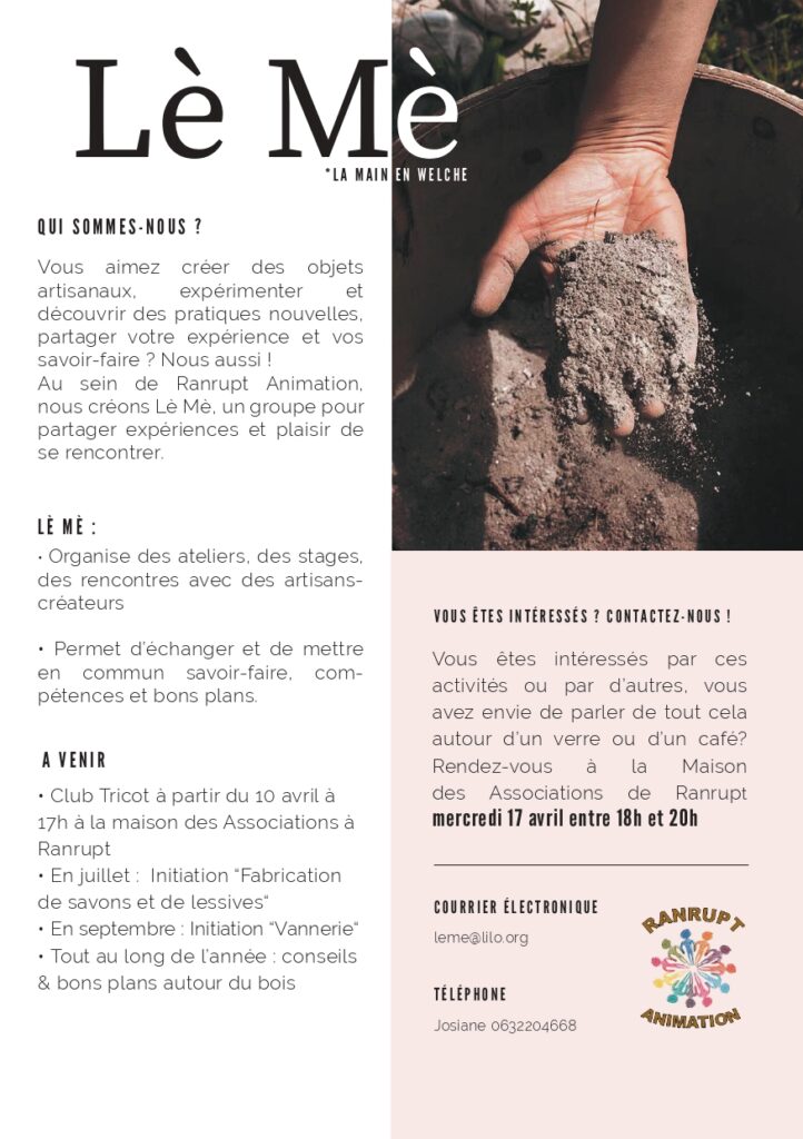 « Lè Mè » un groupe artisanat @ Maison des associations de Ranrupt | Ranrupt | Grand Est | France