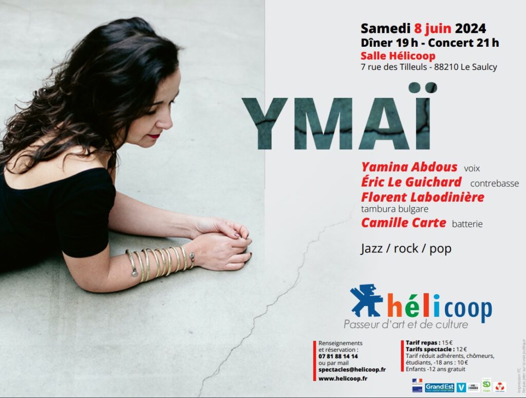 Concert YMAÏ @ Salle Hélicoop | Le Saulcy | Grand Est | France