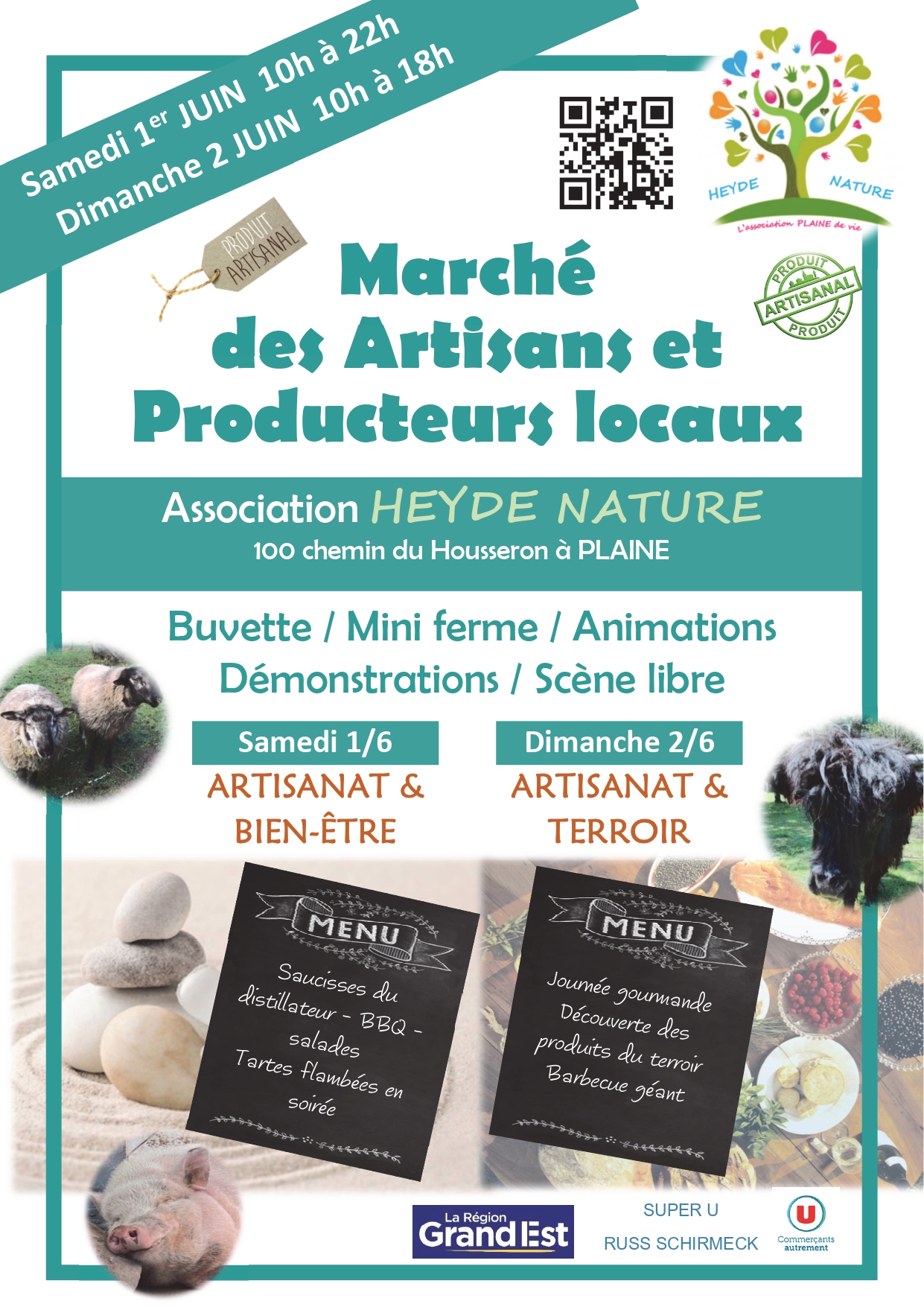 Marché des Artisans et Producteurs locaux @ Association Heydé Nature | Plaine | Grand Est | France
