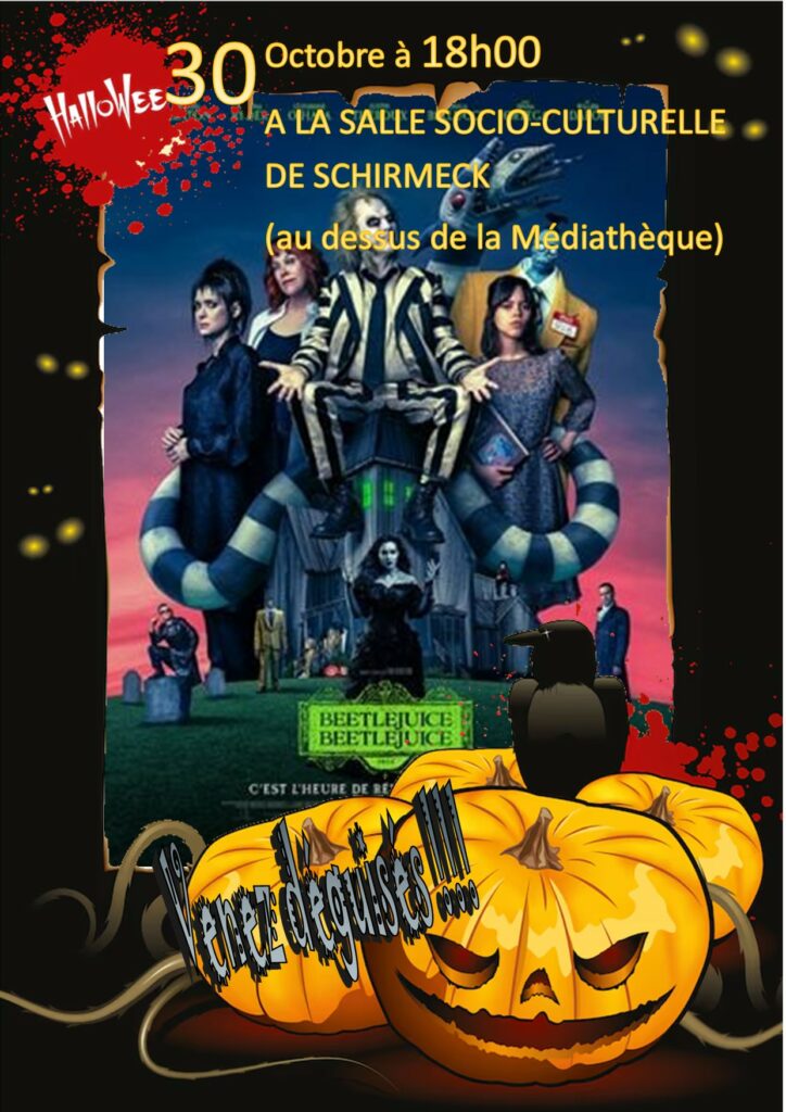 Cinévallée - Soirée Halloween Médiathèque SCHIRMECK @ Médiathèque | Schirmeck | Grand Est | France