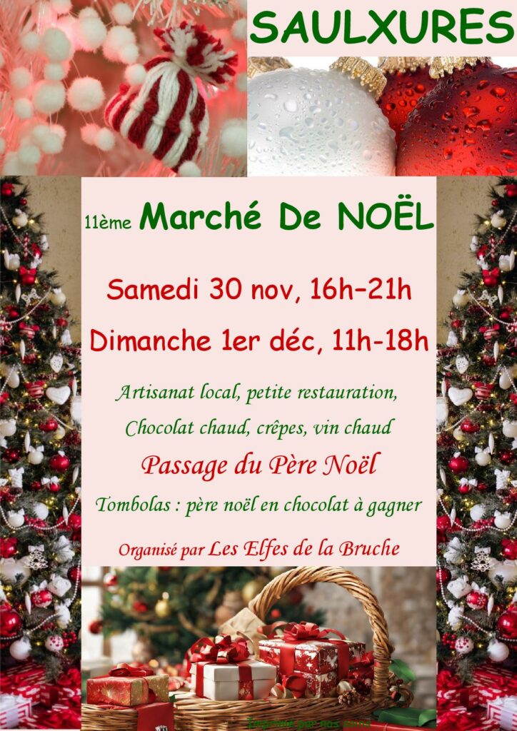 Marché de Noël à Saulxures @ Maison des Loisirs | Saulxures | Grand Est | France