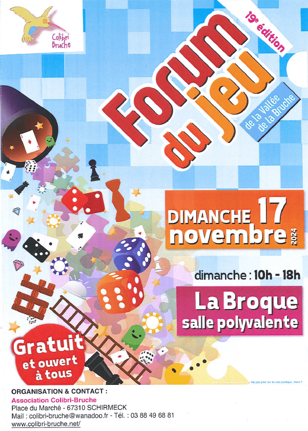 Forum du jeu @ Salle polyvalente de LA BROQUE | La Broque | Grand Est | France