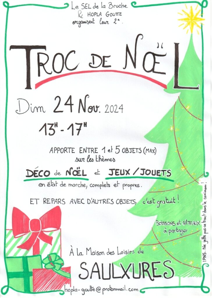 Troc de Noël @ Maison des Loisirs | Saulxures | Grand Est | France