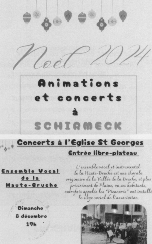 Concert de Noël à Schirmeck @ Église Saint-Georges | Schirmeck | Grand Est | France