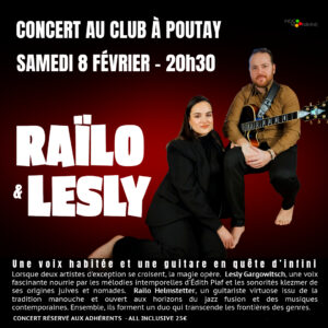 Concerts au Club à Poutay : RAÎLO & LESLY @ La Cavine à Poutay | Plaine | Grand Est | France