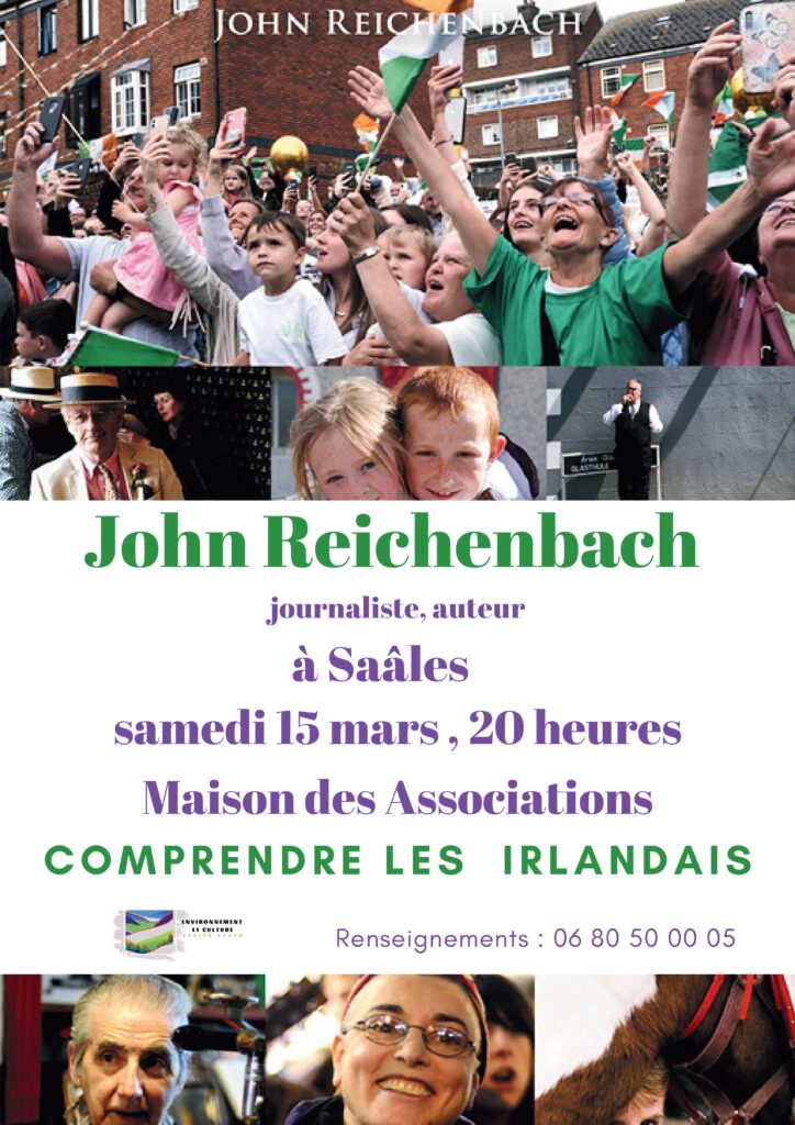 Conférence : Comprendre les Irlandais @ Maison des associations | Saales | Grand Est | France