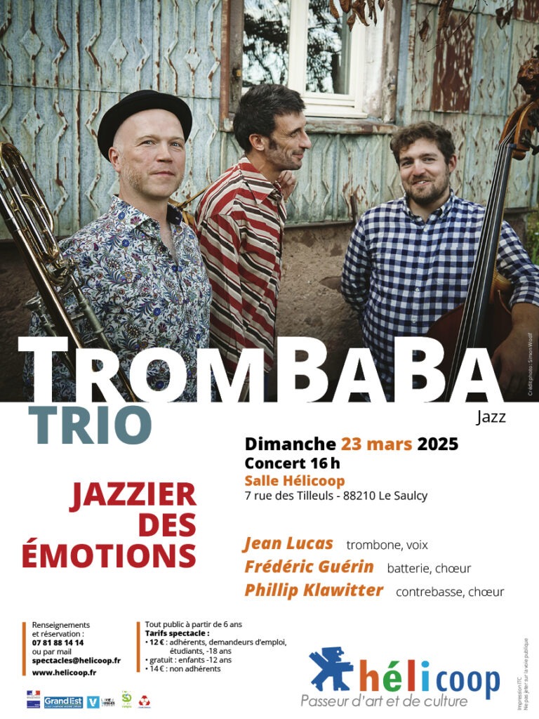 Apéro-concert avec TromBaBa Trio @ Hélicoop | Le Saulcy | Grand Est | France