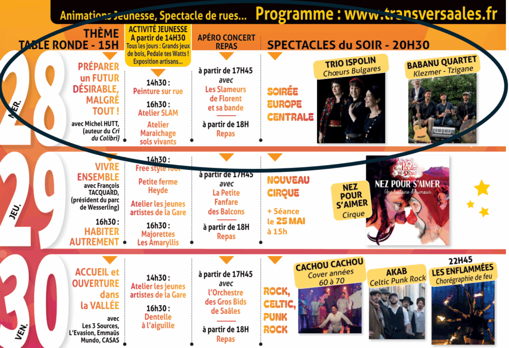 Festival Transversaâles @ place de la gare | Saales | Grand Est | France