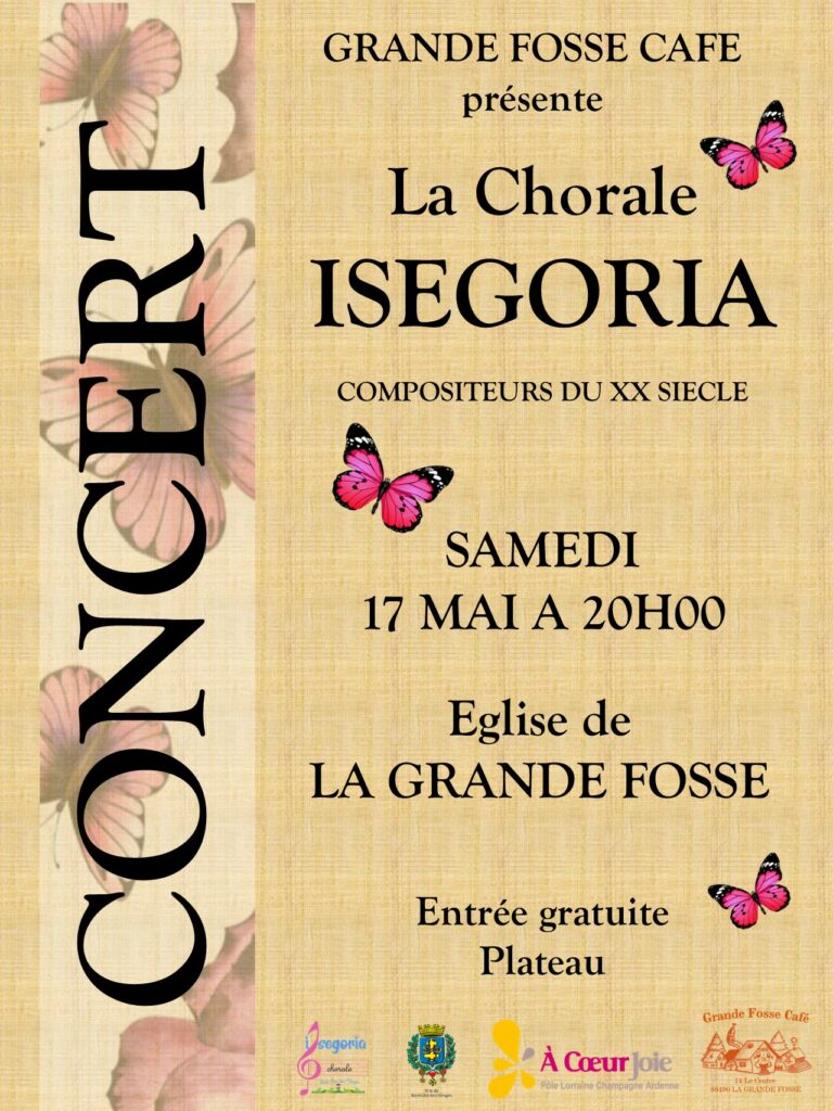 La Chorale ISEGORIA @ Eglise | La Grande-Fosse | Grand Est | France