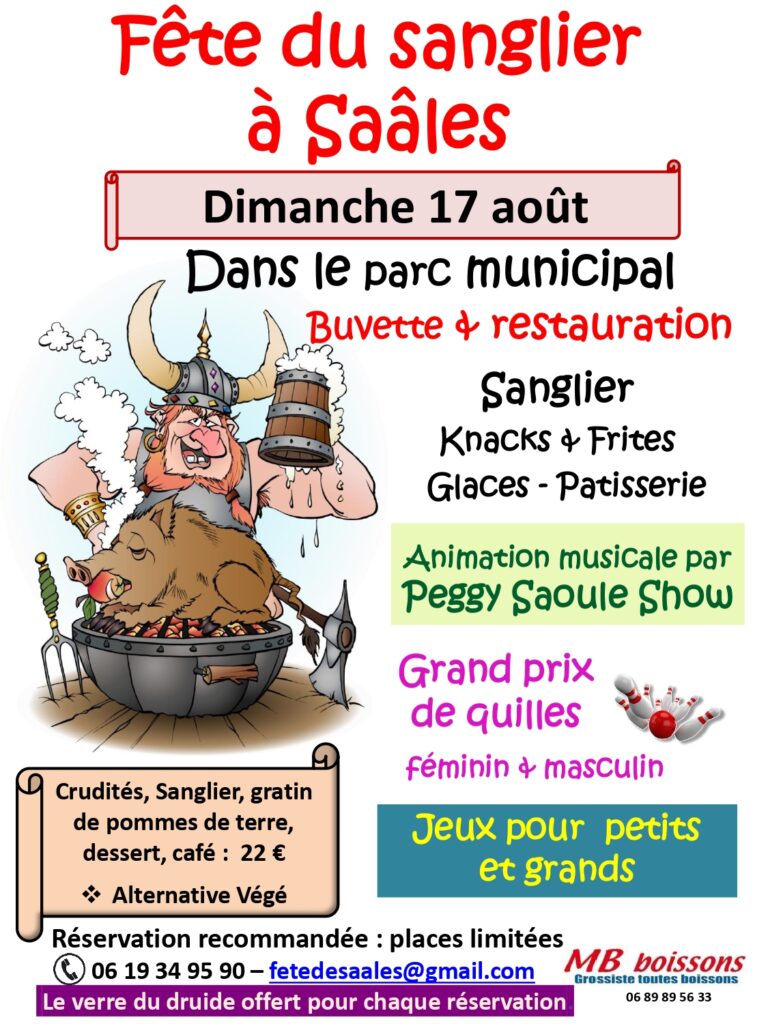 Fête du sanglier à Saâles @ Parc municipal Saâles | Saales | Grand Est | France