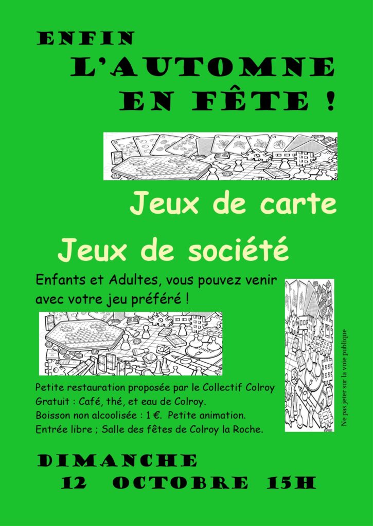 Fête d'automne repas @ Salle des fêtes | Colroy-la-Roche | Grand Est | France