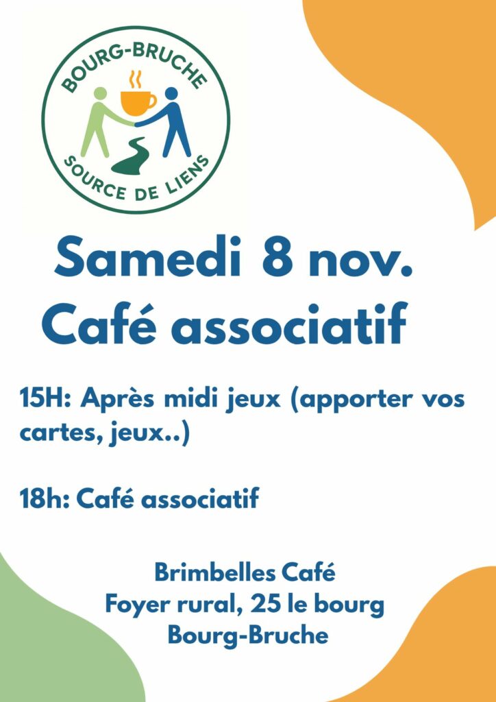 Café associatif à Bourg Bruche @ Foyer Rural | Bourg-Bruche | Grand Est | France