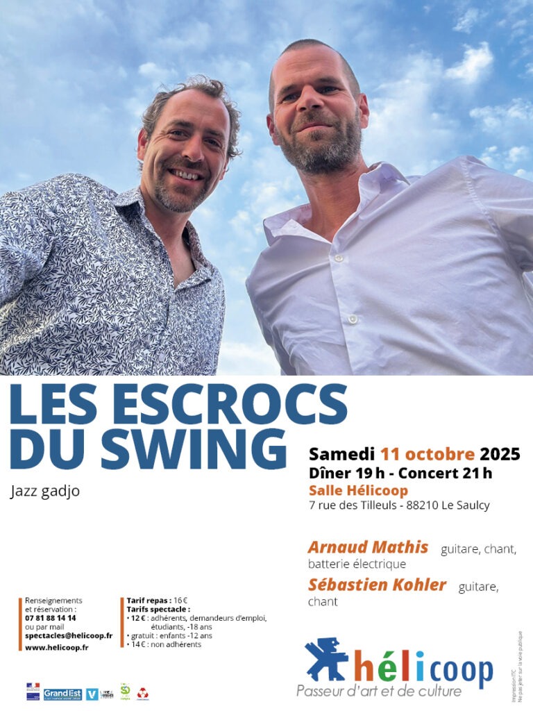 Les Escrocs du swing @ Salle Hélicoop | Le Saulcy | Grand Est | France